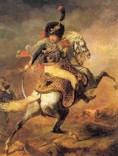 Theodore Gericault The Charging Chasseur, china oil painting image
